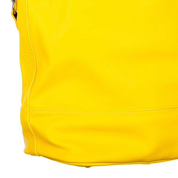 Γυναικεία τσάντα Krila κίτρινη, 4 - Kalapod.gr